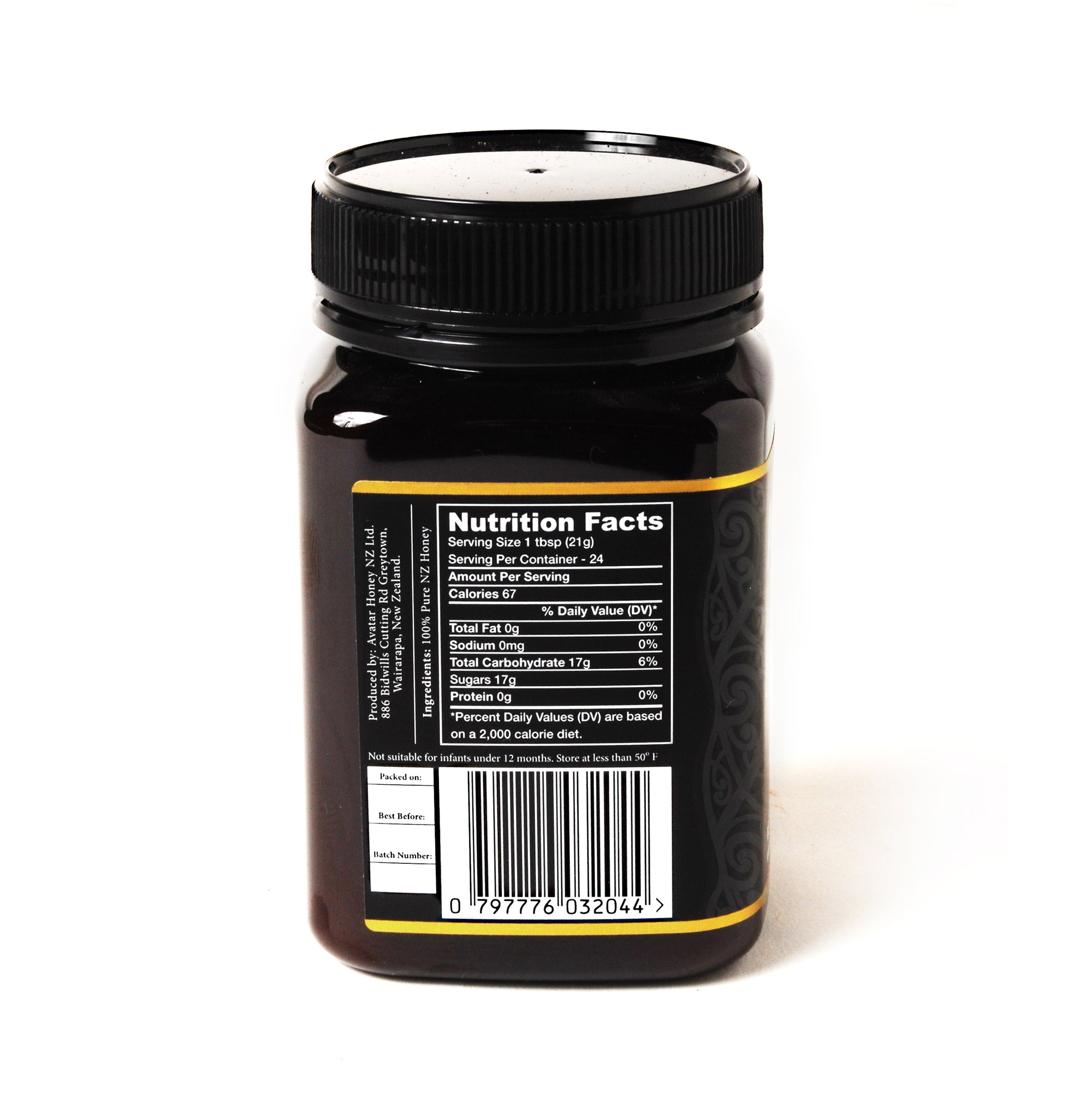 Manuka Honey MGO500 500g | MQS15+ (12 x 500g Carton)