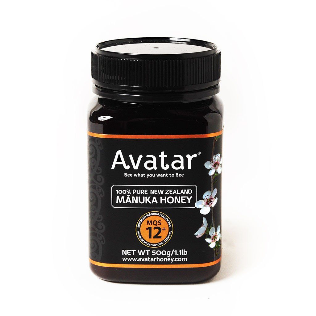 Manuka Honey 12+ Certified MGO 350 Over 70% Manuka Pollen count | 500g Jar of premium New Zealand Honey by Avatar Honey NZ Manuka Honey Avatar Honey NZ 