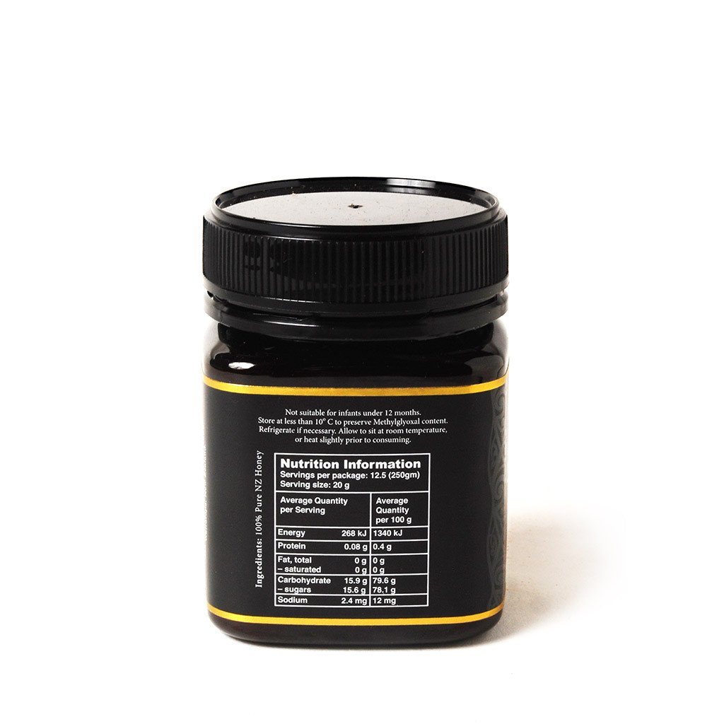 MANUKA HONEY 15+ 250G | LAB CERTIFIED MGO500+, MIN 75% MANUKA POLLEN. 