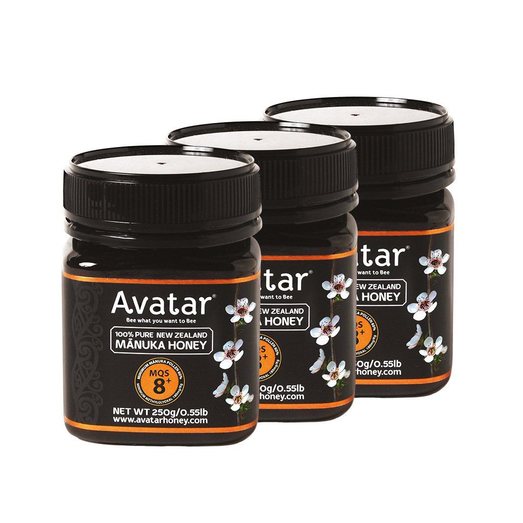 Manuka Honey 8+ 250g x3 Combo Deal Avatar Honey NZ 