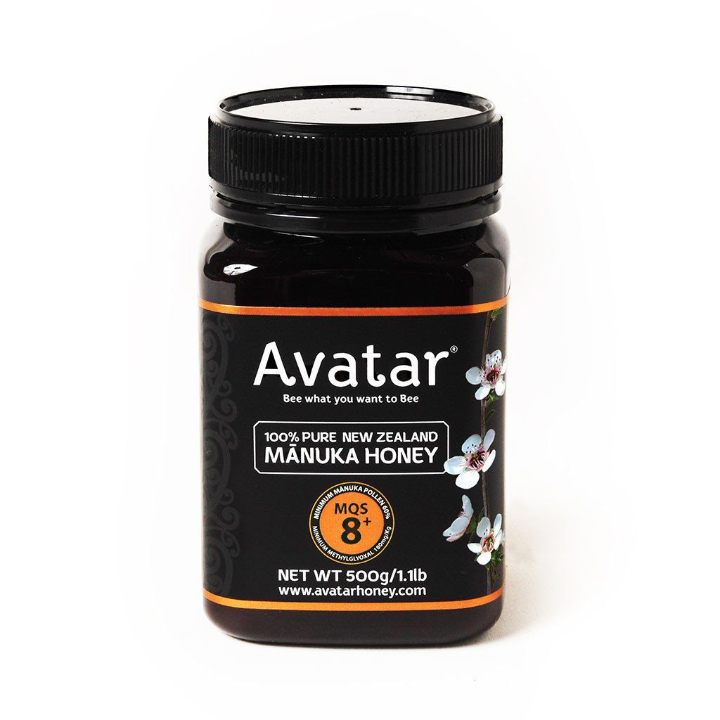 Manuka Honey 8+ 500g & 250g Free Manuka Honey Avatar Honey NZ 