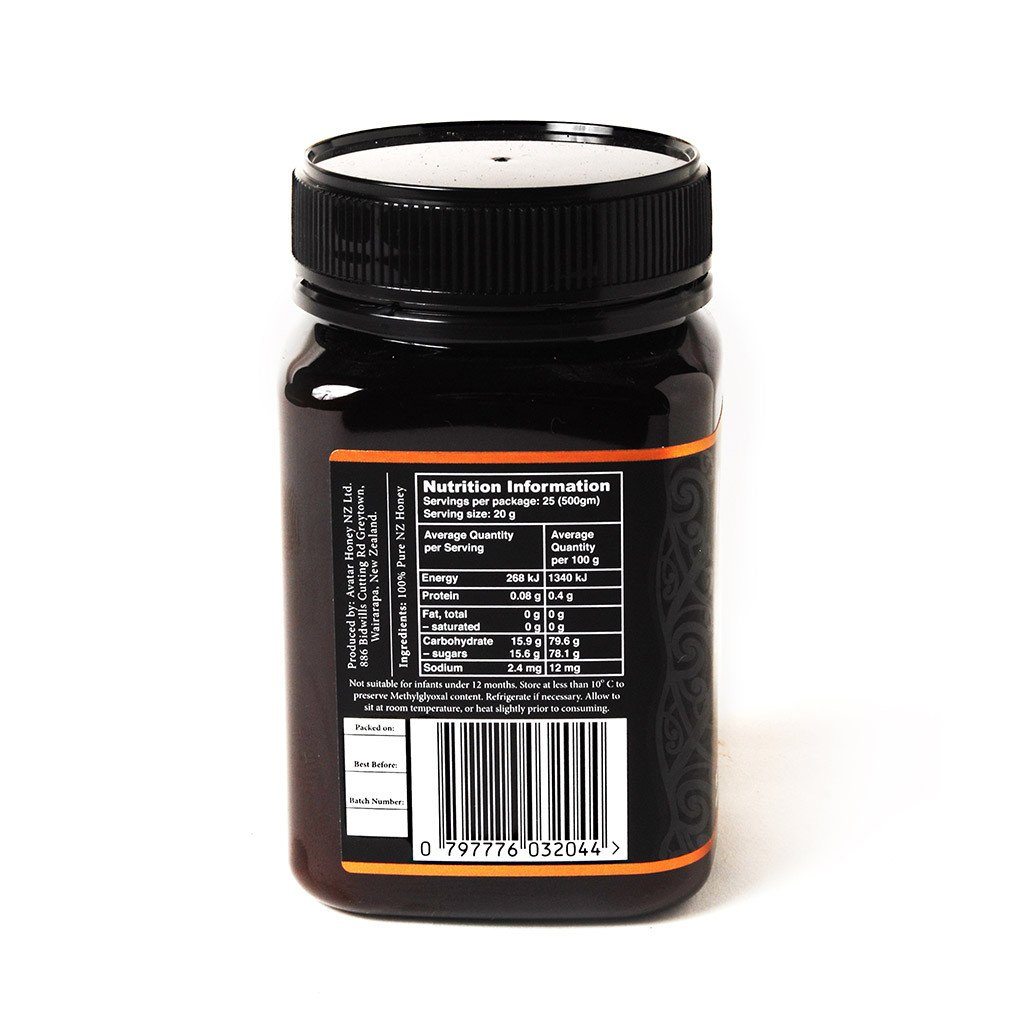 Manuka Honey 8+ 500g & 250g Free Manuka Honey Avatar Honey NZ 