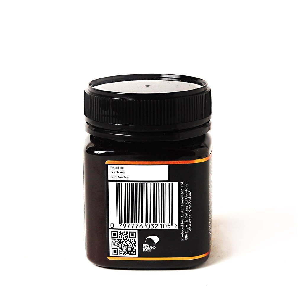 Manuka Honey MGO 250 Massey University Lab Certified 92% manuka pollen count min active 10+ | 100% Pure New Zealand Natural Honey 250g by Avatar Honey Manuka Honey Avatar Honey NZ 