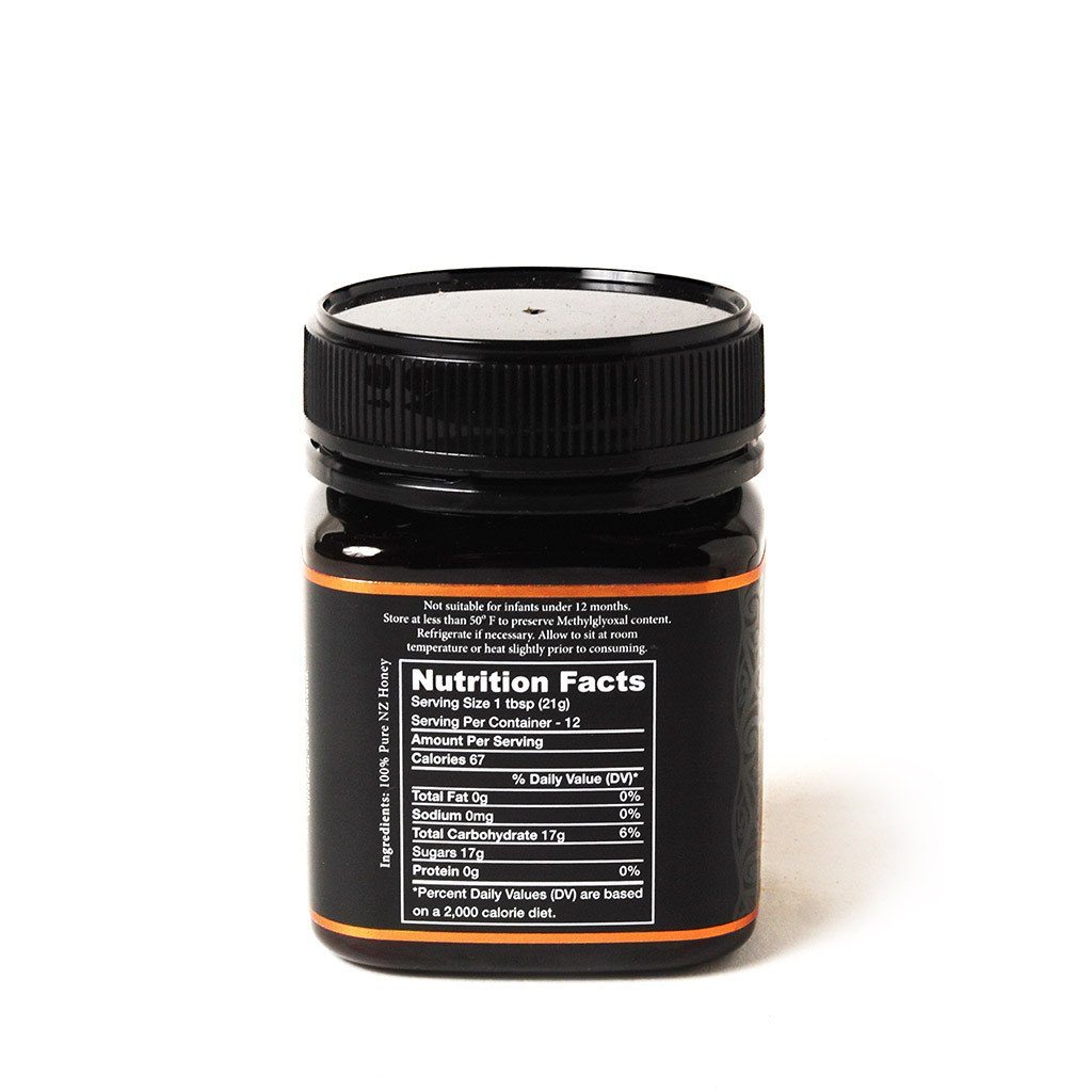 Manuka Honey MGO 250 Massey University Lab Certified 92% manuka pollen count min active 10+ | 100% Pure New Zealand Natural Honey 250g by Avatar Honey Manuka Honey Avatar Honey NZ 
