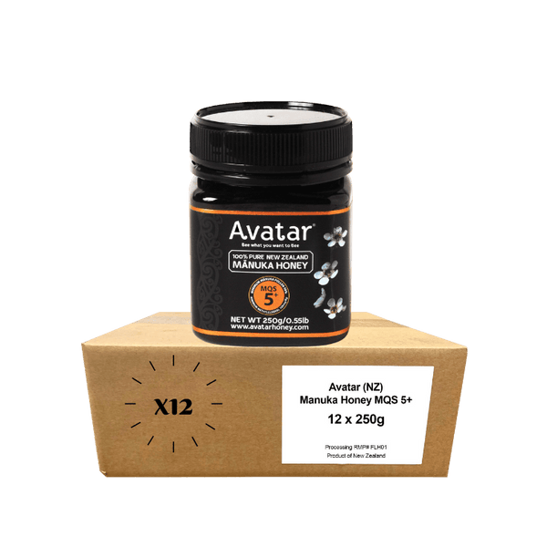 Manuka Honey MGO100 250g | MQS5+ (Carton) | Avatar New Zealand Manuka Honey