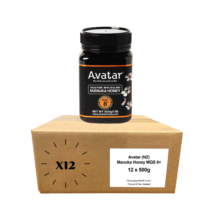 Manuka Honey MGO180 500g | MQS8+ (Carton) Manuka Honey Avatar Honey NZ 
