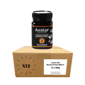 Manuka Honey MGO180 500g | MQS8+ (Carton) Manuka Honey Avatar Honey NZ 
