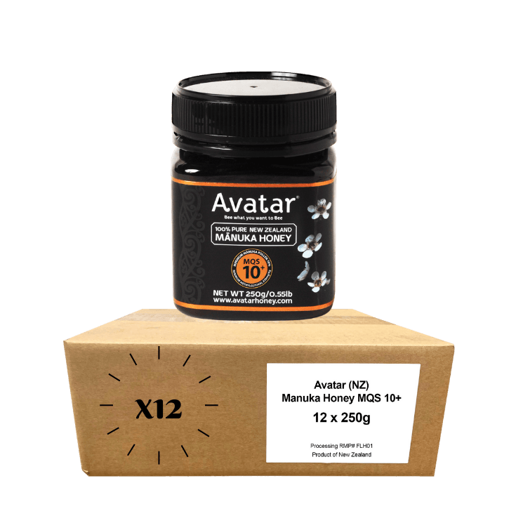 Manuka Honey MGO250 250g | MQS10+ (Carton) Manuka Honey Avatar Honey NZ 