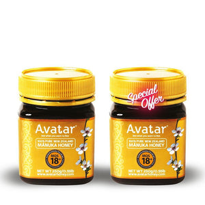 Stunner Deal! Gold Label Manuka Honey 18+ Combo Manuka Honey Avatar Honey NZ 